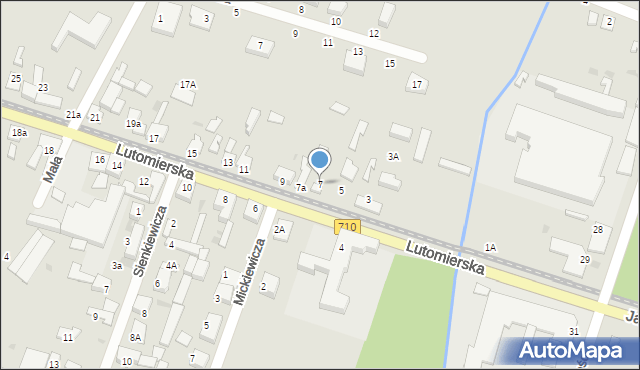 Konstantynów Łódzki, Lutomierska, 7, mapa Konstantynów Łódzki