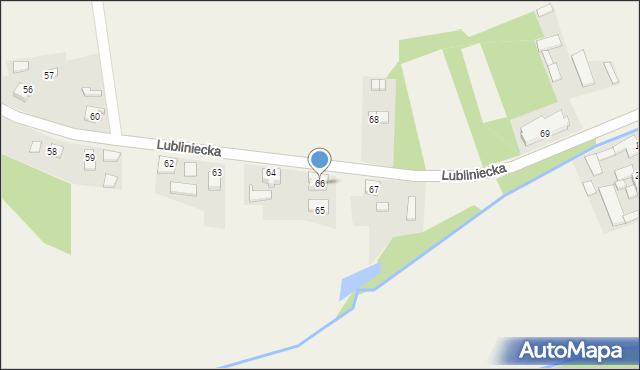 Kośmidry, Lubliniecka, 66, mapa Kośmidry