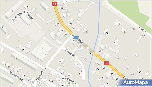 Kozienice, Lubelska, 28, mapa Kozienice