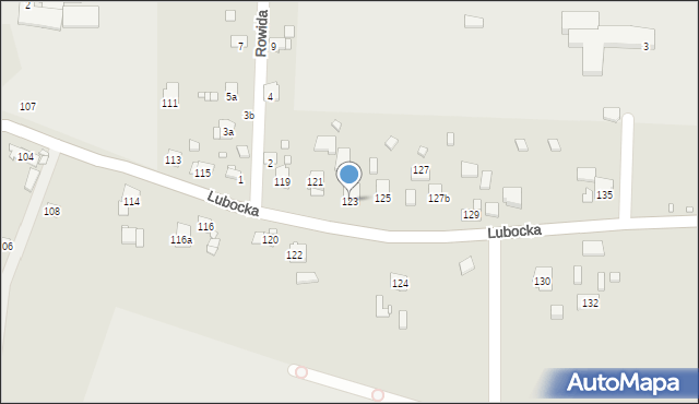 Kraków, Lubocka, 123, mapa Krakowa