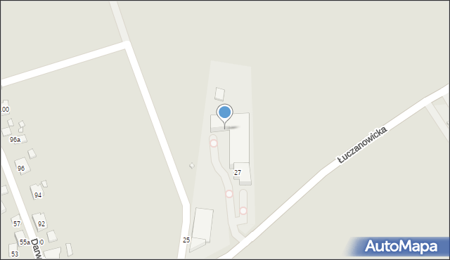 Kraków, Łuczanowicka, 27, mapa Krakowa