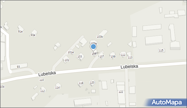 Kraśnik, Lubelska, 105, mapa Kraśnik