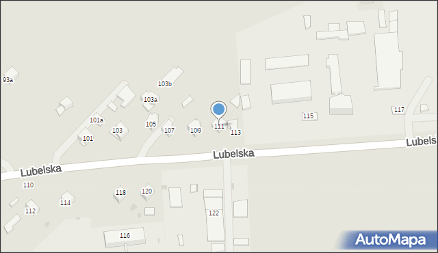 Kraśnik, Lubelska, 111, mapa Kraśnik