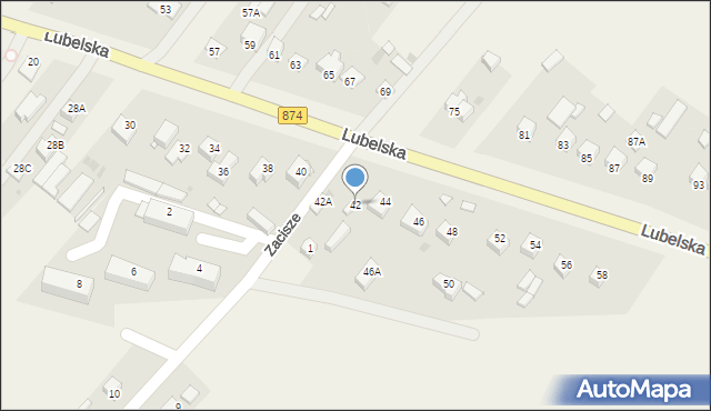 Kurów, Lubelska, 42, mapa Kurów