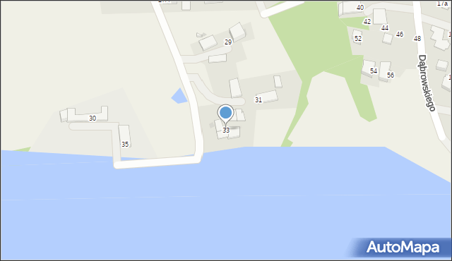 Łąka, Łukasiewicza Ignacego, 33, mapa Łąka