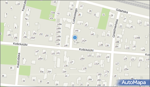 Legionowo, Lubeckiego Franciszka Ksawerego, 7, mapa Legionowo