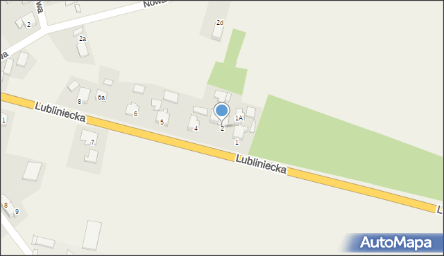 Lisowice, Lubliniecka, 2, mapa Lisowice