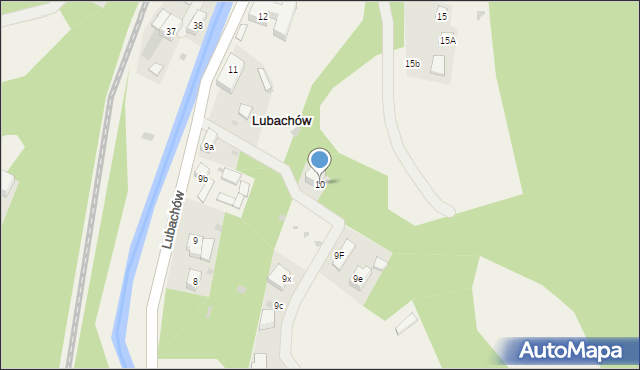 Lubachów, Lubachów, 10, mapa Lubachów