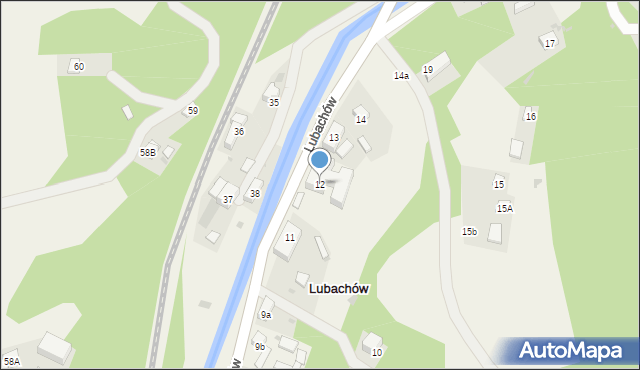 Lubachów, Lubachów, 12, mapa Lubachów