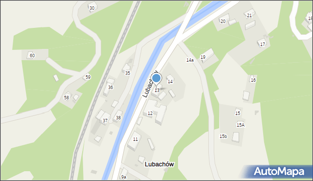 Lubachów, Lubachów, 13, mapa Lubachów