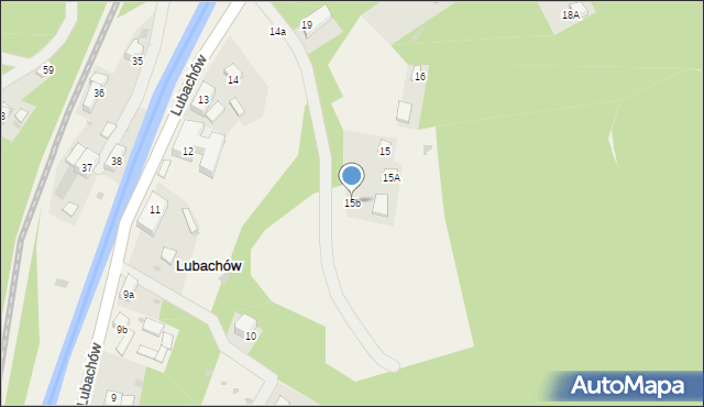 Lubachów, Lubachów, 15b, mapa Lubachów