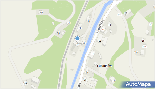 Lubachów, Lubachów, 37, mapa Lubachów
