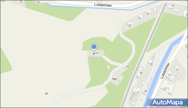 Lubachów, Lubachów, 60, mapa Lubachów