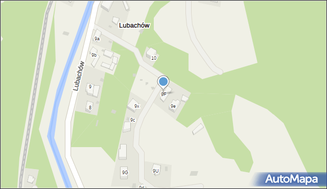 Lubachów, Lubachów, 9F, mapa Lubachów