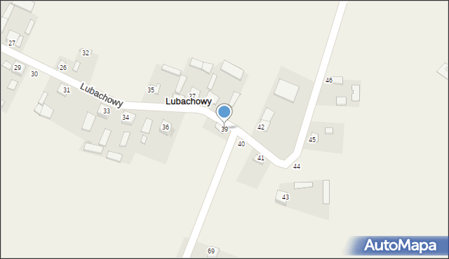 Lubachowy, Lubachowy, 39, mapa Lubachowy