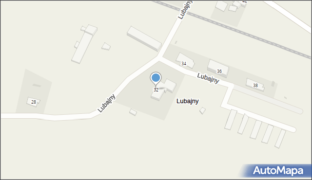 Lubajny, Lubajny, 32, mapa Lubajny