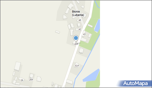 Lubania, Lubania, 42A, mapa Lubania