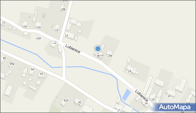 Lubanice, Lubanice, 15, mapa Lubanice