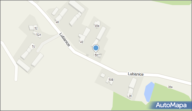 Lubanice, Lubanice, 50, mapa Lubanice