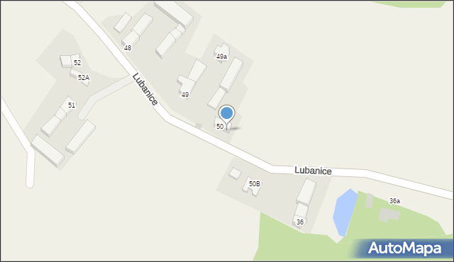 Lubanice, Lubanice, 50A, mapa Lubanice