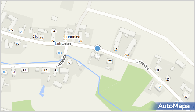 Lubanice, Lubanice, 78, mapa Lubanice