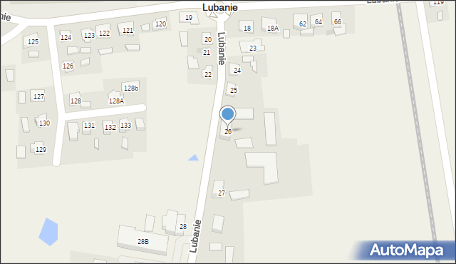Lubanie, Lubanie, 26, mapa Lubanie