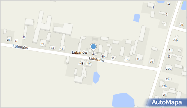 Lubanów, Lubanów, 40, mapa Lubanów