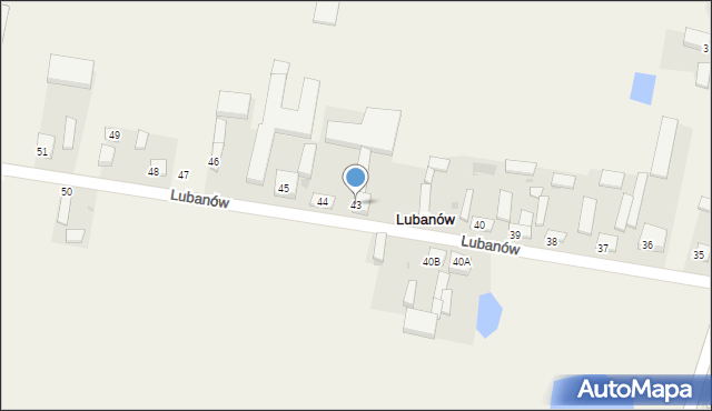 Lubanów, Lubanów, 43, mapa Lubanów