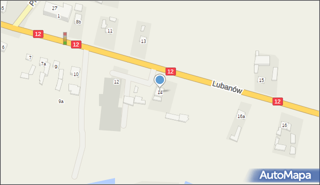 Lubanów, Lubanów, 14, mapa Lubanów