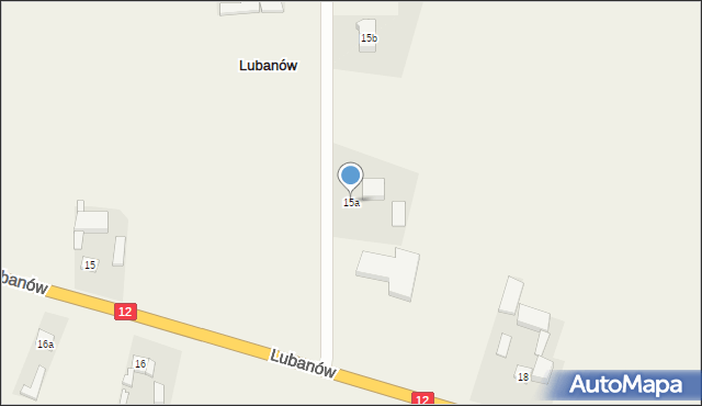 Lubanów, Lubanów, 15a, mapa Lubanów