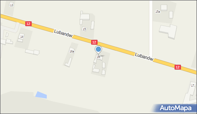 Lubanów, Lubanów, 16, mapa Lubanów