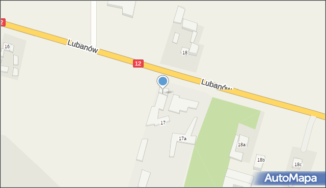 Lubanów, Lubanów, 17, mapa Lubanów