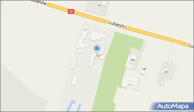 Lubanów, Lubanów, 17a, mapa Lubanów