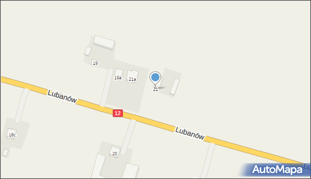 Lubanów, Lubanów, 21, mapa Lubanów