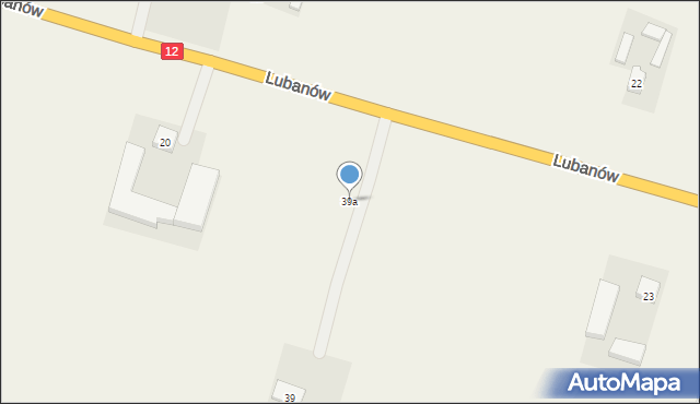 Lubanów, Lubanów, 39a, mapa Lubanów