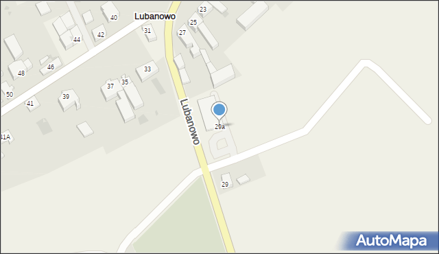 Lubanowo, Lubanowo, 29a, mapa Lubanowo