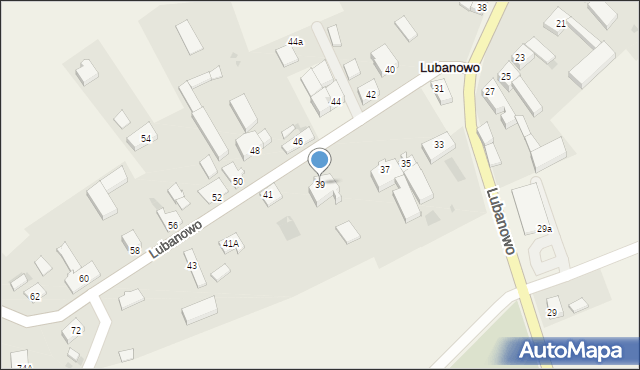 Lubanowo, Lubanowo, 39, mapa Lubanowo