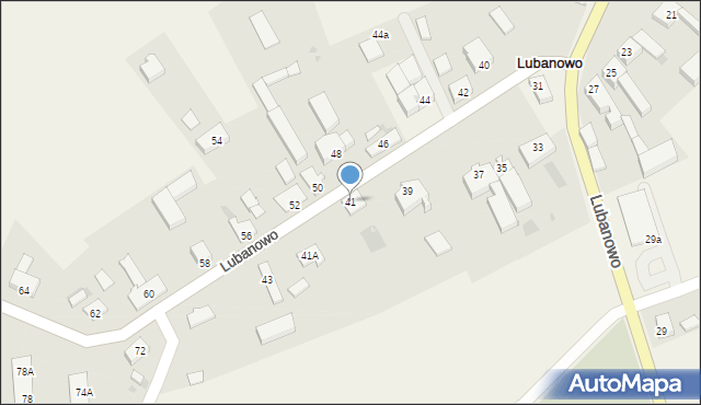 Lubanowo, Lubanowo, 41, mapa Lubanowo