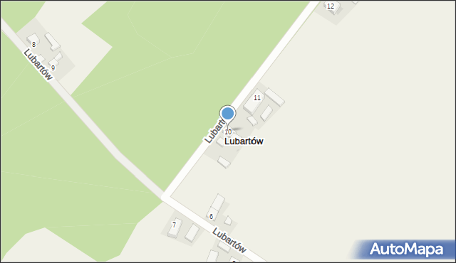 Lubartów, Lubartów, 10, mapa Lubartów