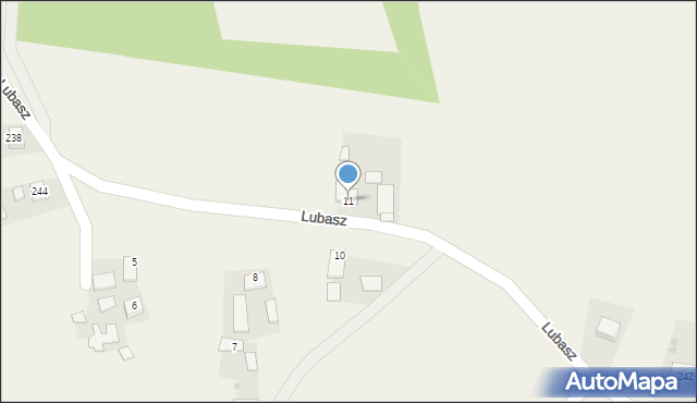 Lubasz, Lubasz, 11, mapa Lubasz