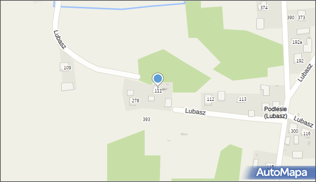 Lubasz, Lubasz, 111, mapa Lubasz