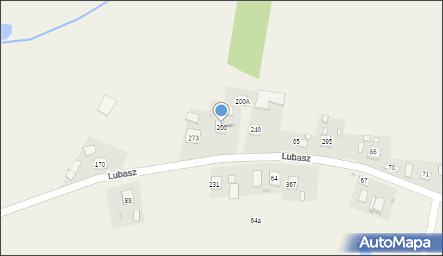 Lubasz, Lubasz, 200, mapa Lubasz