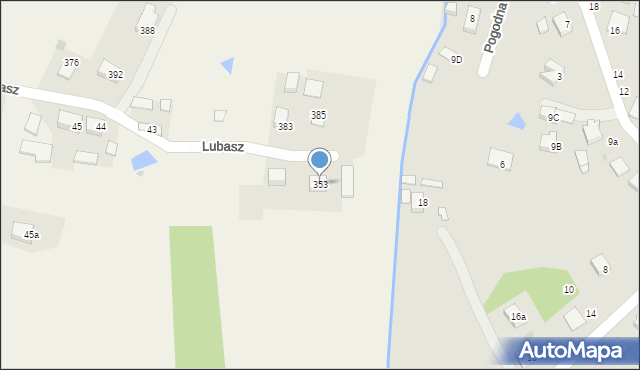 Lubasz, Lubasz, 353, mapa Lubasz