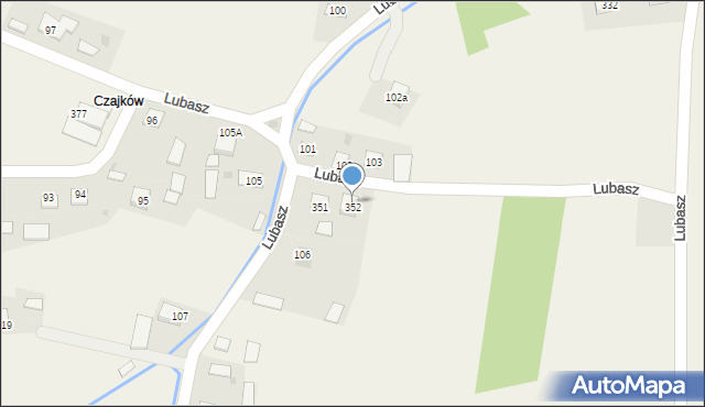 Lubasz, Lubasz, 354, mapa Lubasz