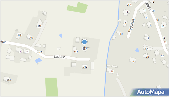 Lubasz, Lubasz, 385, mapa Lubasz