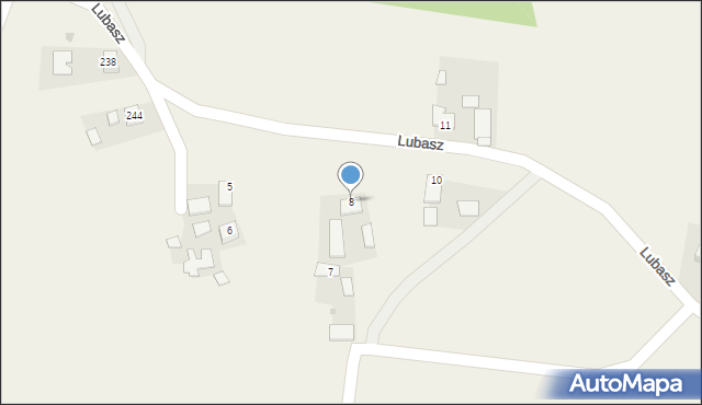 Lubasz, Lubasz, 8, mapa Lubasz