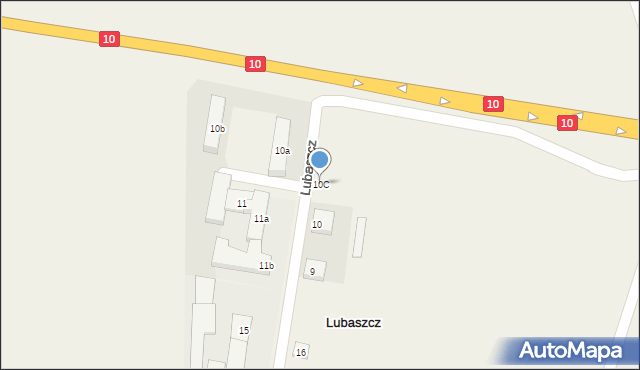 Lubaszcz, Lubaszcz, 10C, mapa Lubaszcz