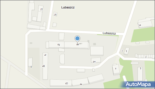 Lubaszcz, Lubaszcz, 4e, mapa Lubaszcz