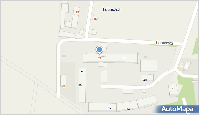 Lubaszcz, Lubaszcz, 4g, mapa Lubaszcz