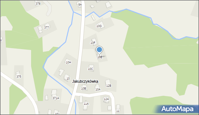 Lubatowa, Lubatowa, 10E, mapa Lubatowa